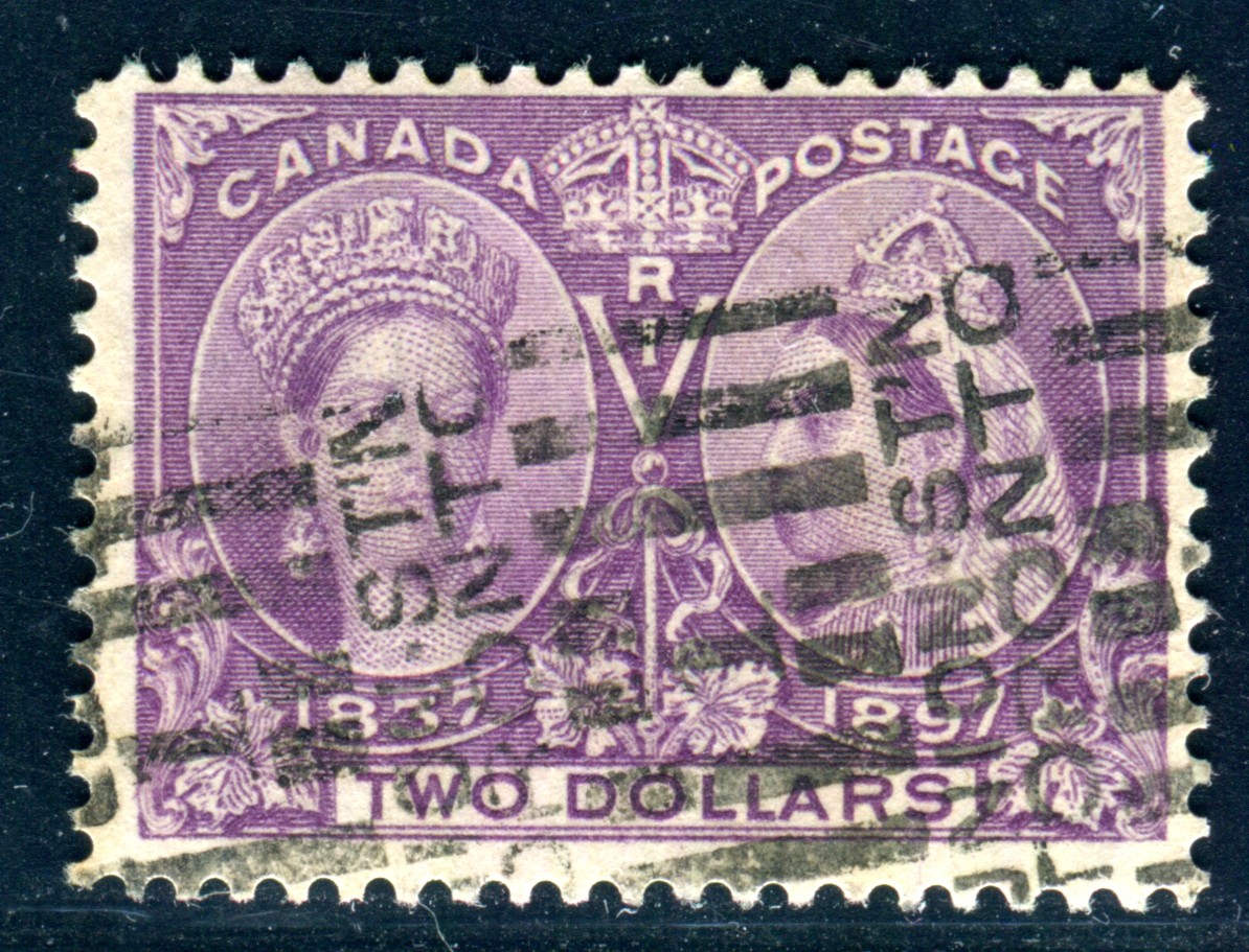 CANADA 1897 50 gestempelt TADELLOS 500€(D9962
