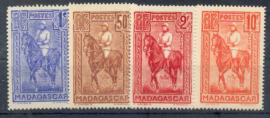 MADAGASKAR 1931 Yv 183 185,187 ** POSTFRISCH (F0841